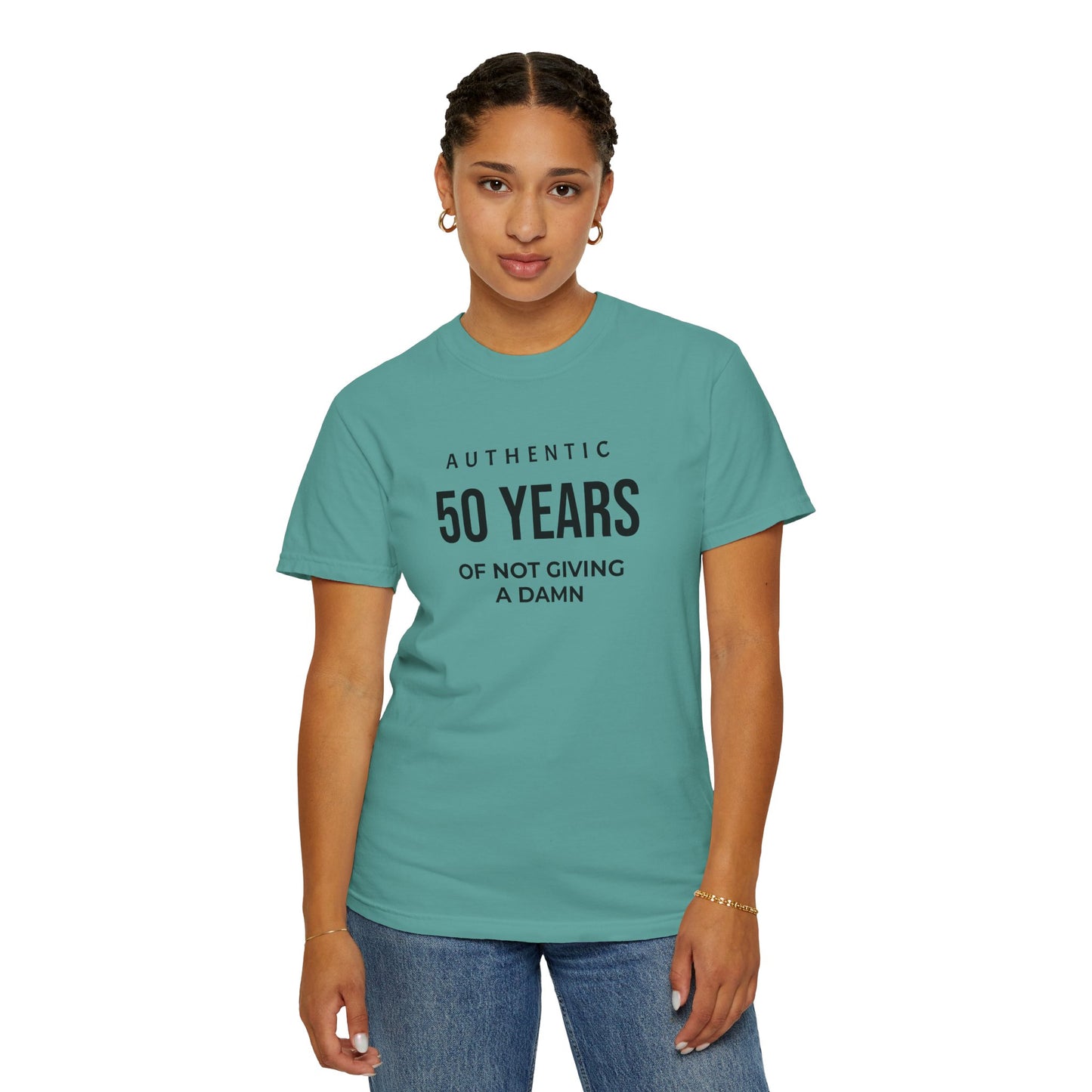 50 Years of Not Giving a Damn T-Shirt — Funny 50th Birthday Tee