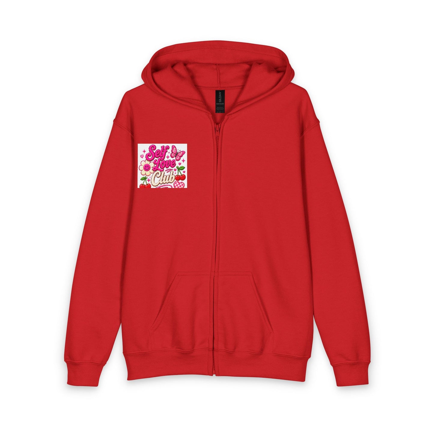 Say Love Club hoodie | Youth Zip-Up Hoodie