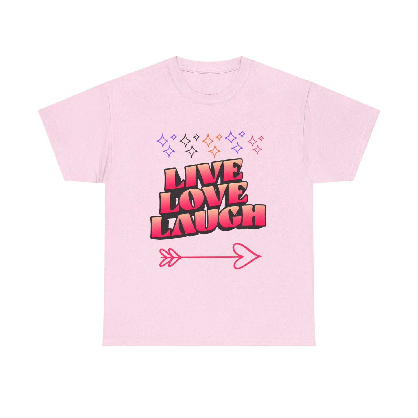 Live Love Laugh Women's Tee — Inspirational Graphic T-Shirt