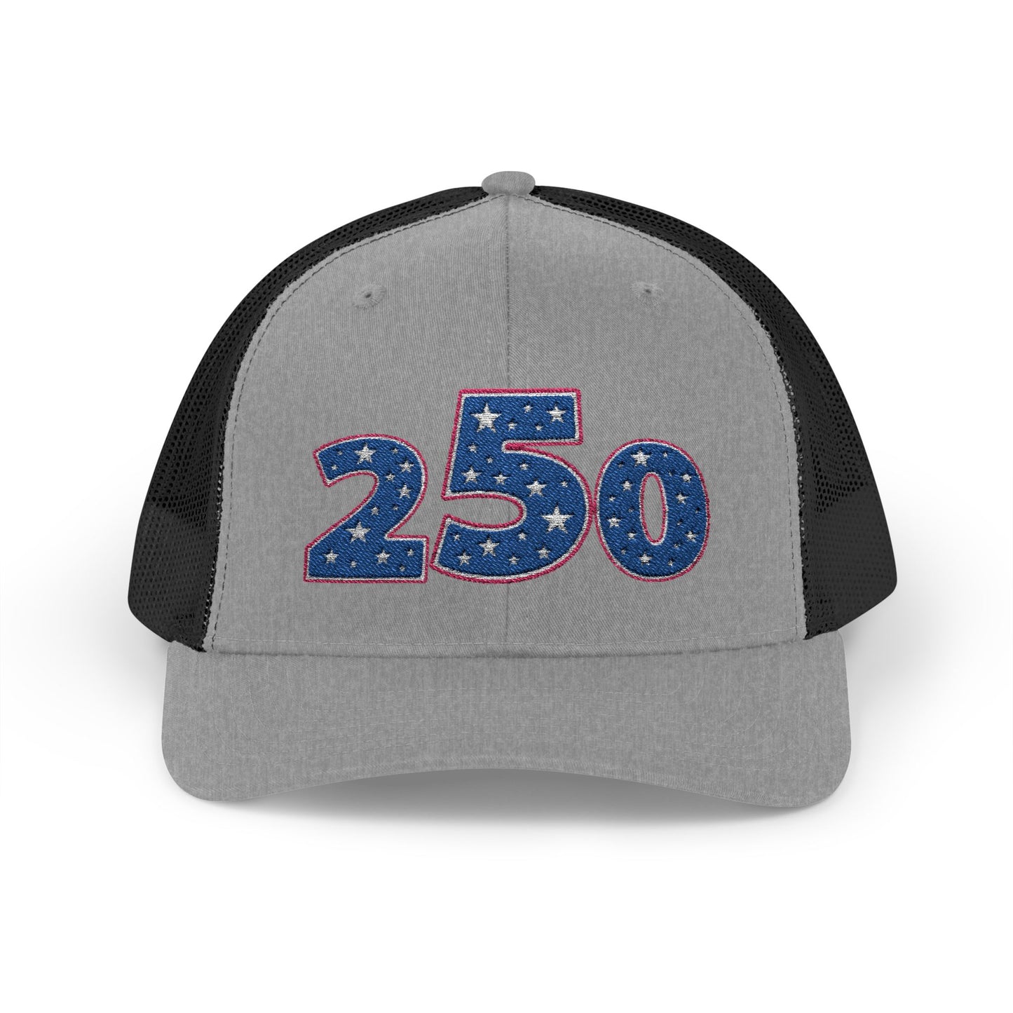 Blue Glitter 250 Patch Snapback Cap | Trucker Mesh Hat