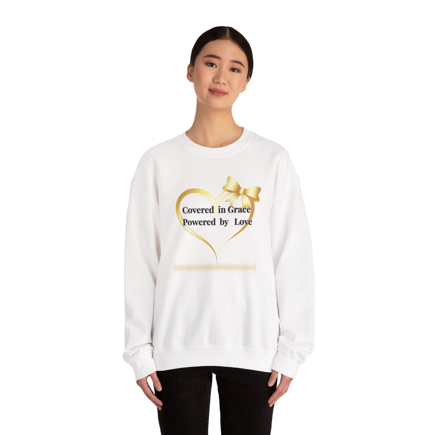 Our Queen Crewneck Sweatshirt — Gold Crown Graphic Pullover