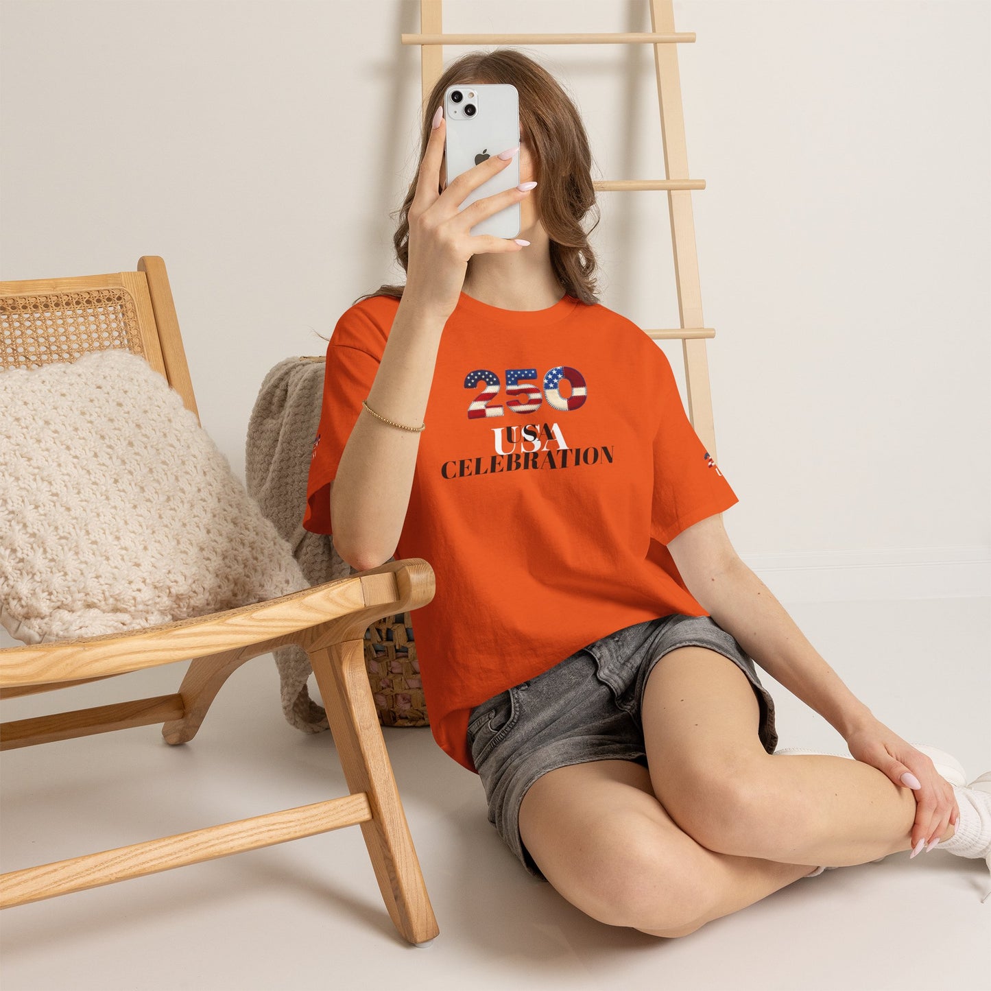 250 USA Celebration T‑Shirt — Patriotic 4th of July Tee