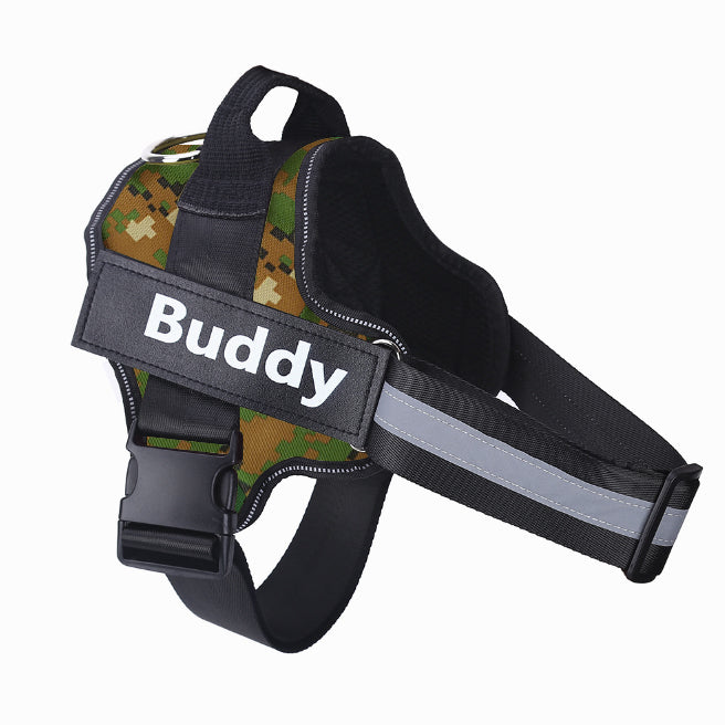Personalized  NO PULL  Pet Harness Vest For Small Large Dog Custom Patch Pet Supplies