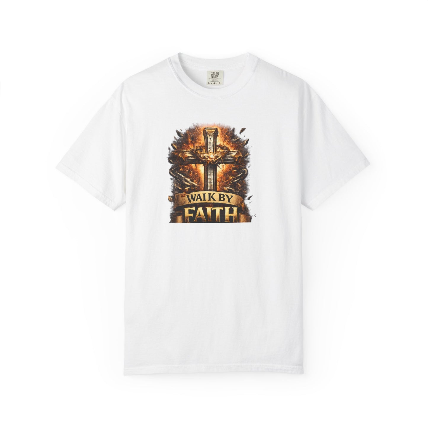 Walk By Faith T-Shirt — Christian Armor Graphic Tee