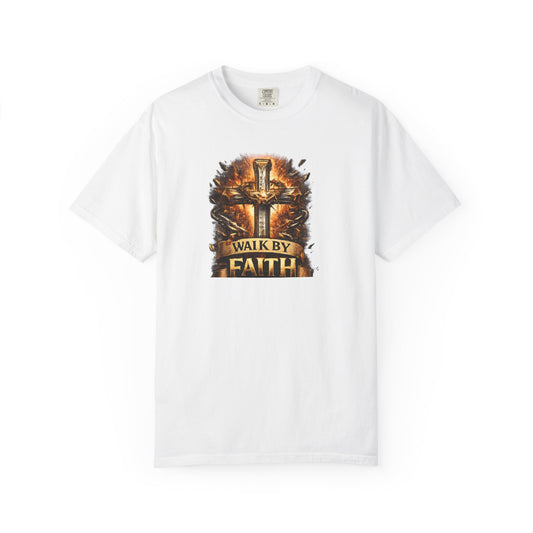 Walk By Faith T-Shirt — Christian Armor Graphic Tee