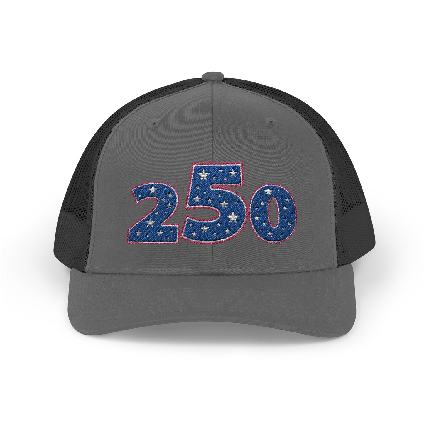 Blue Glitter 250 Patch Snapback Cap | Trucker Mesh Hat