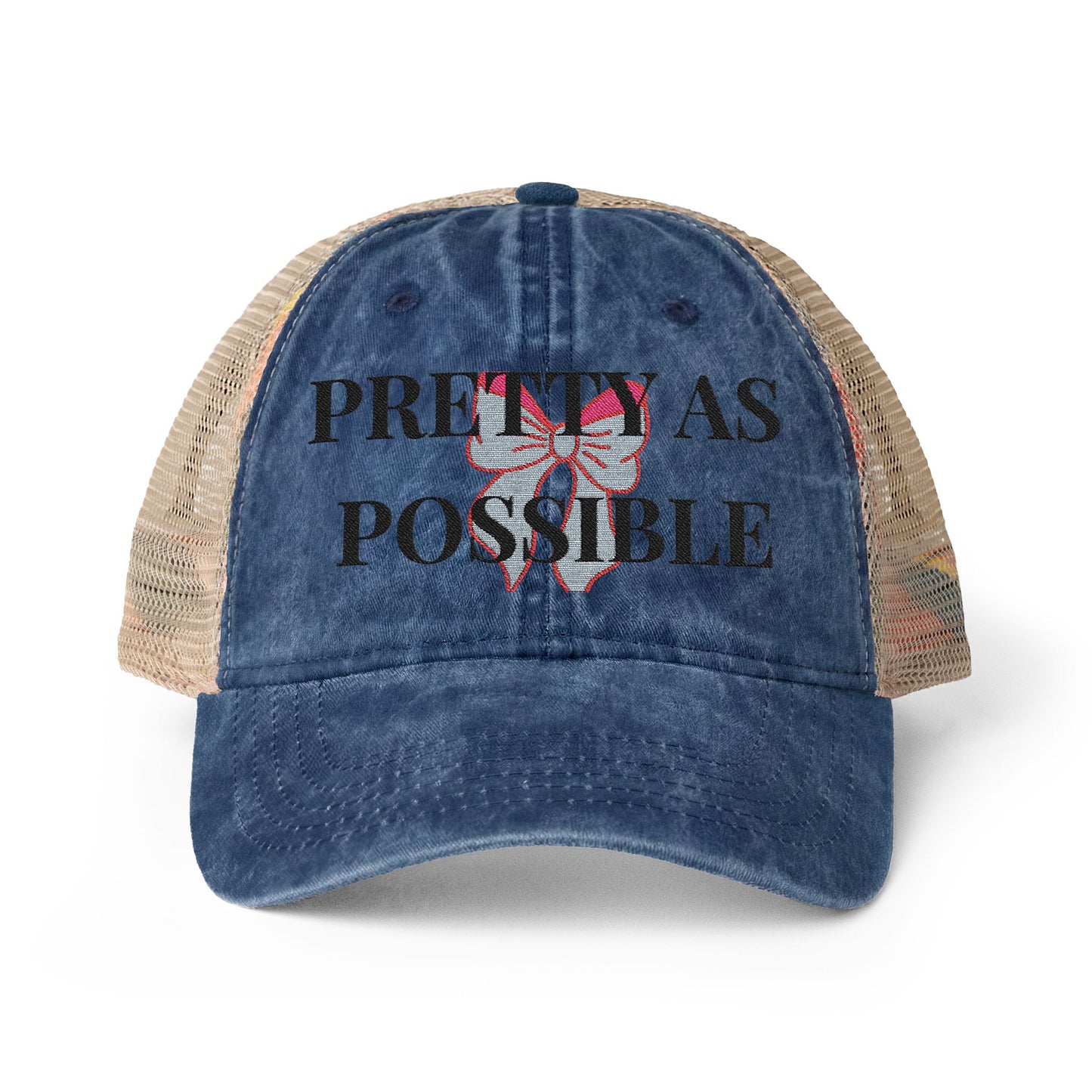 Women's Washed Mesh-Back Cap