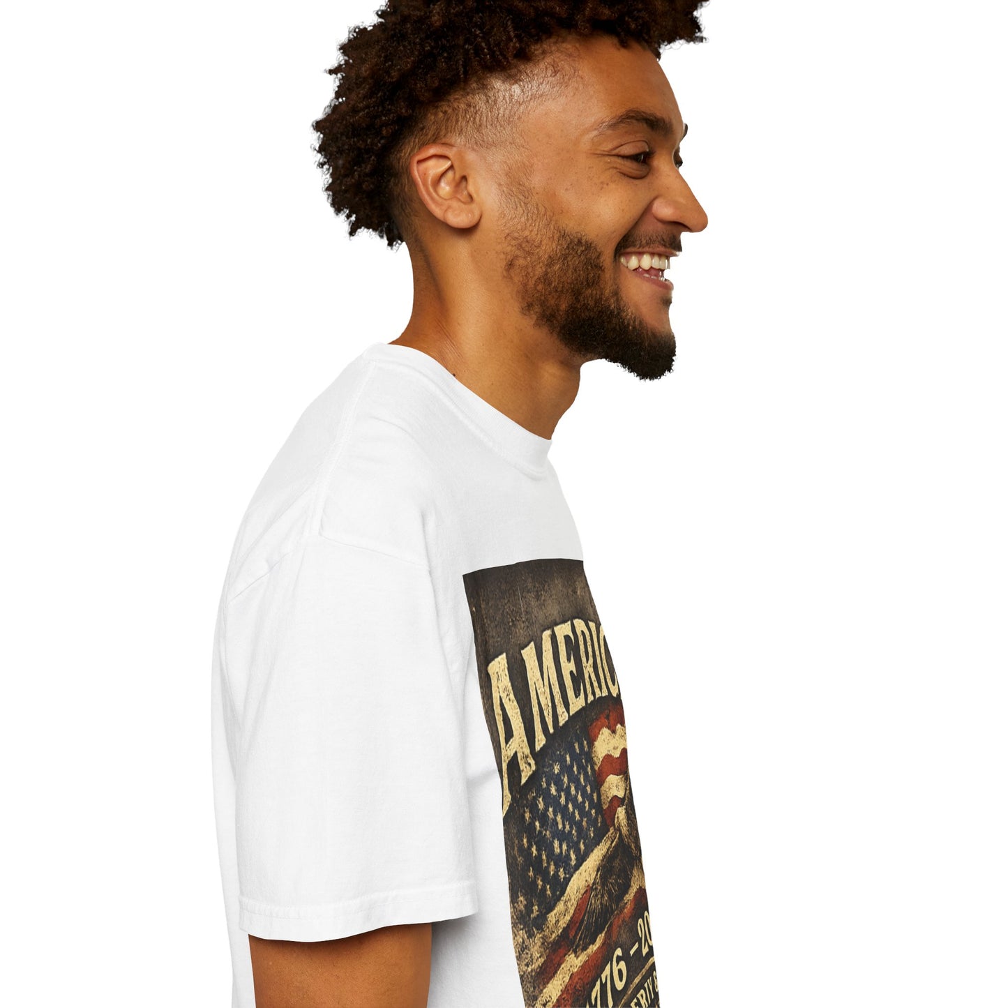 America 1776-2026 Vintage Flag Eagle T-shirt