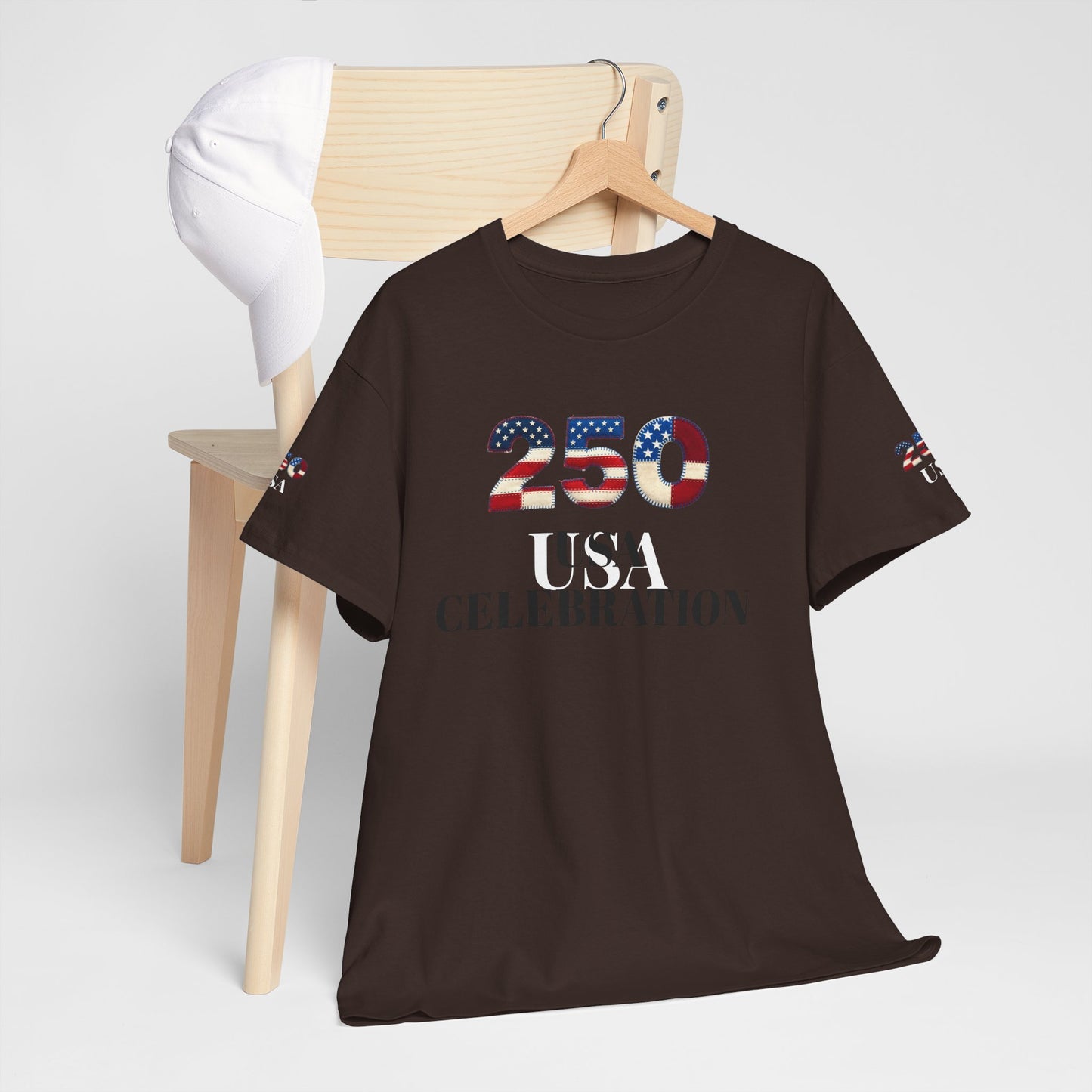 250 USA Celebration T‑Shirt — Patriotic 4th of July Tee