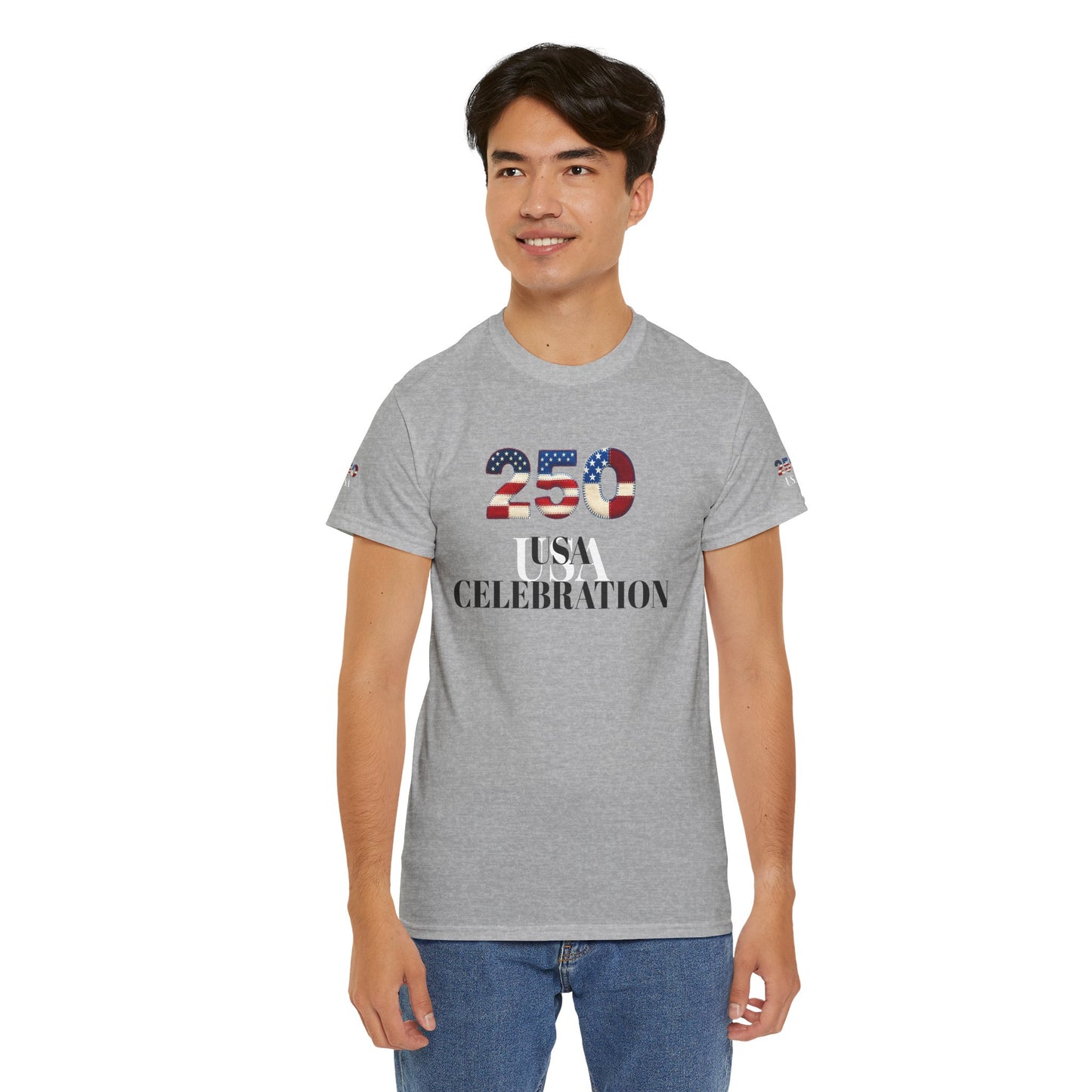 250 USA Celebration T‑Shirt — Patriotic 4th of July Tee