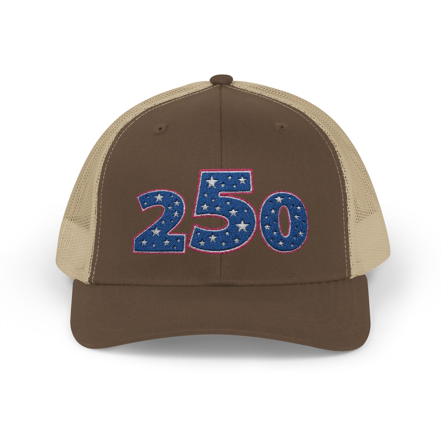 Blue Glitter 250 Patch Snapback Cap | Trucker Mesh Hat