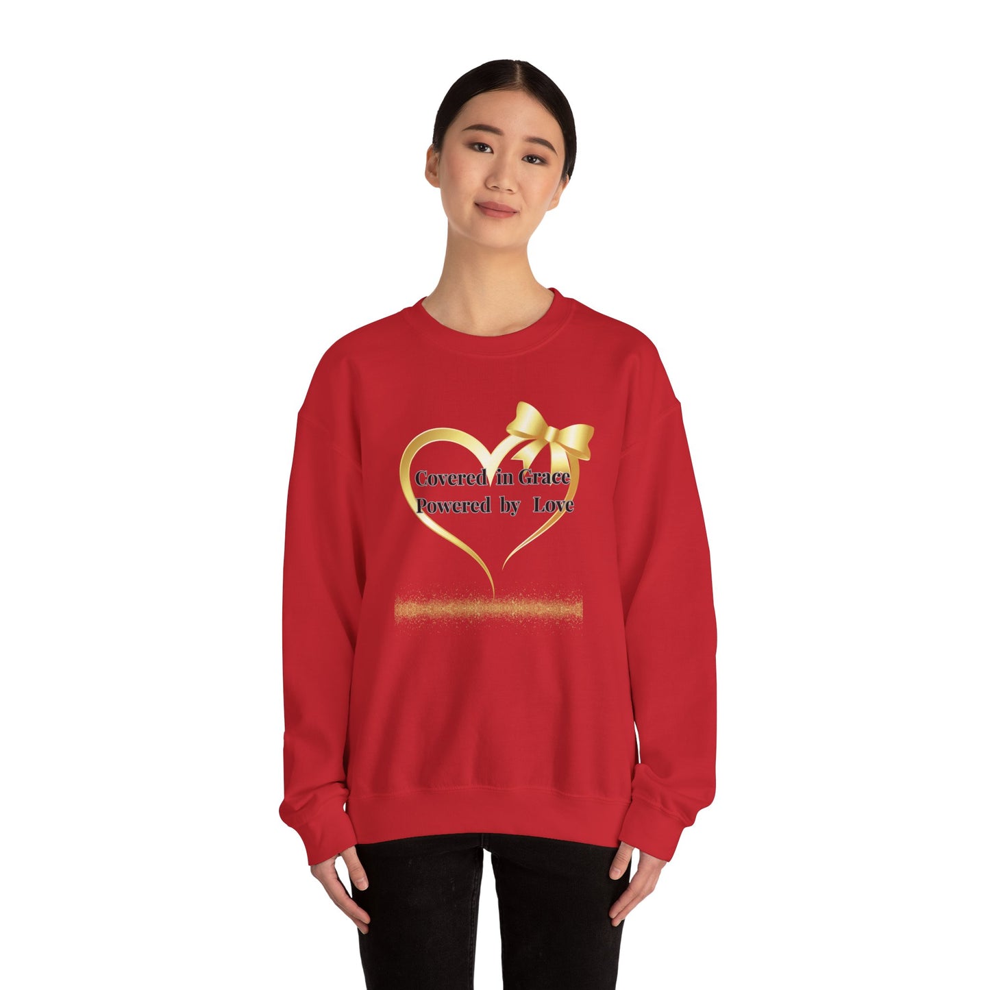 Our Queen Crewneck Sweatshirt — Gold Crown Graphic Pullover