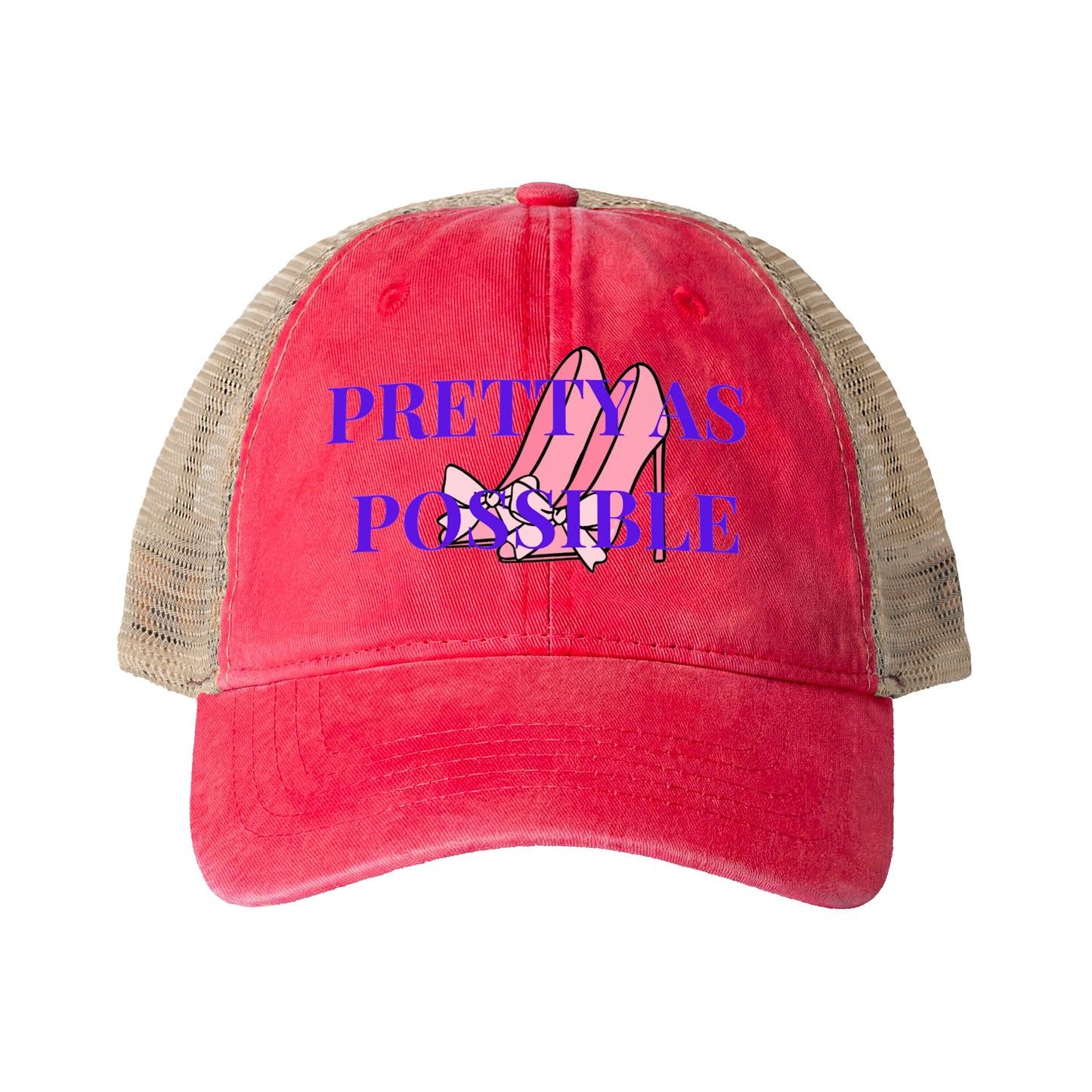 Women's Washed Mesh-Back Cap