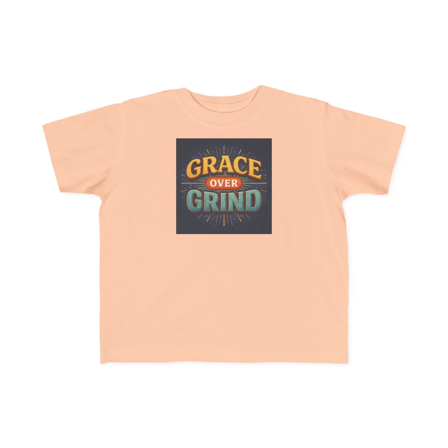 Grace Over Grind Retro Inspirational Toddler T-Shirt