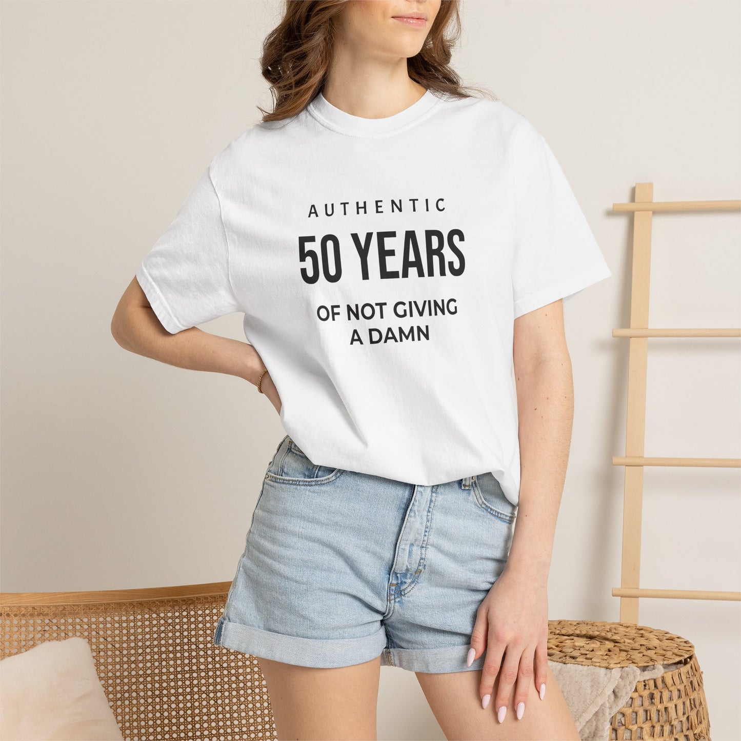 50 Years of Not Giving a Damn T-Shirt — Funny 50th Birthday Tee