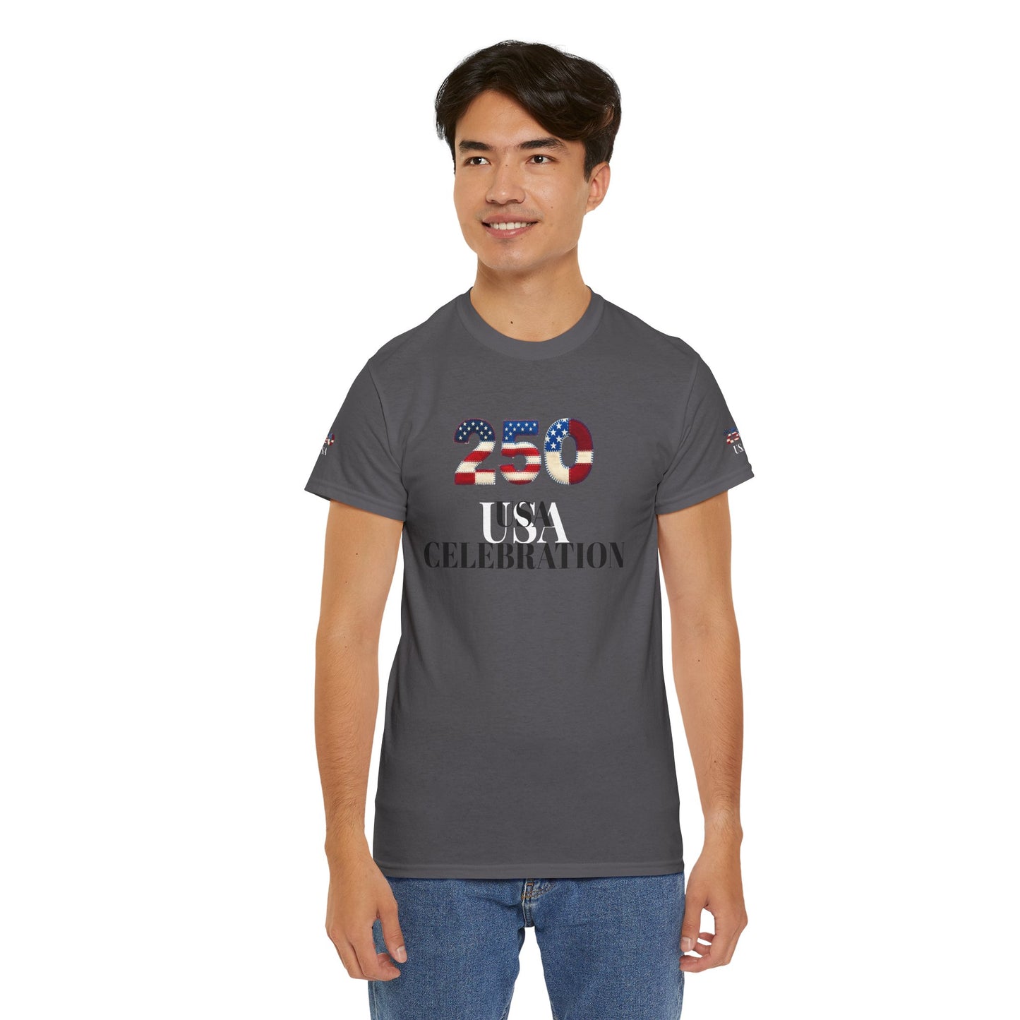 250 USA Celebration T‑Shirt — Patriotic 4th of July Tee