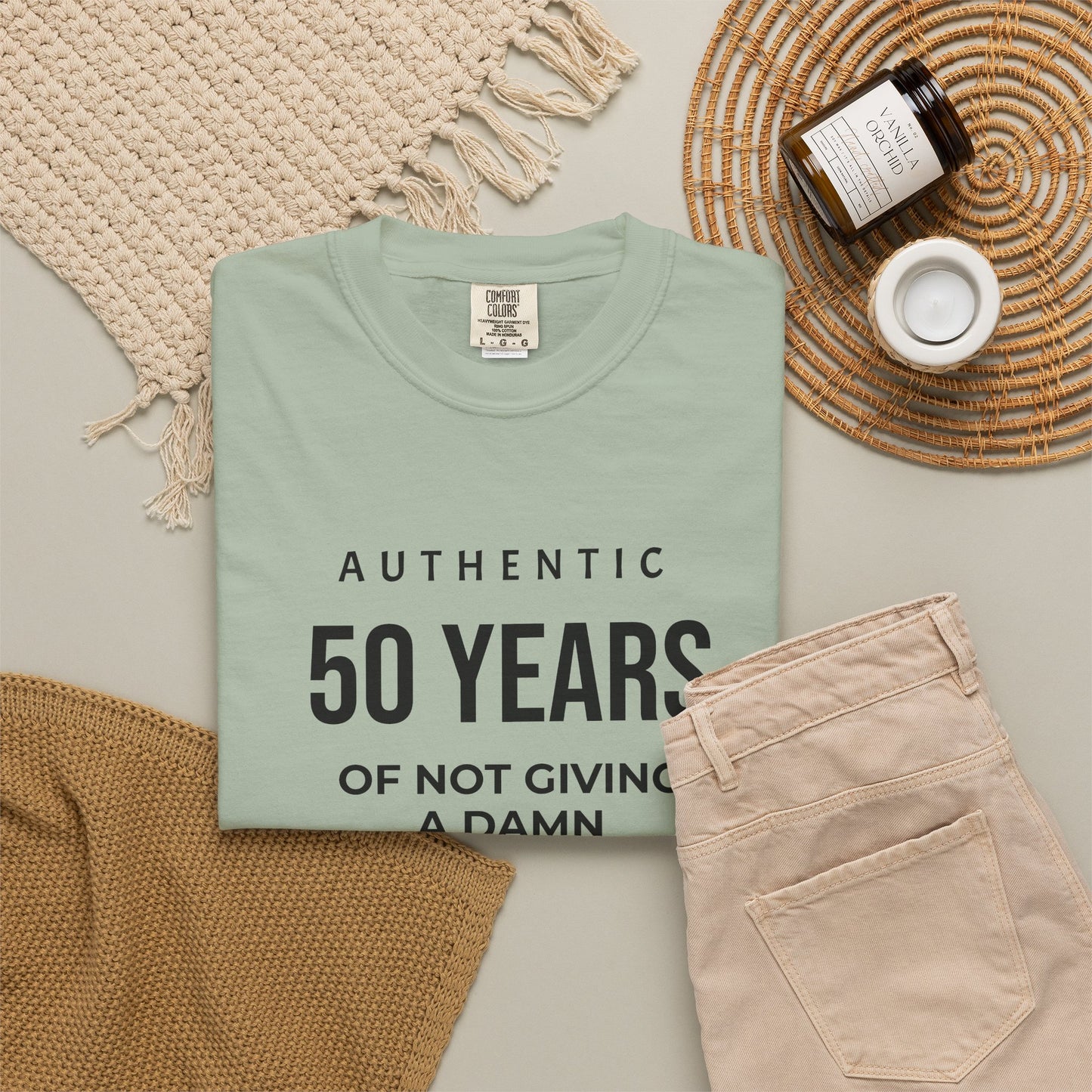 50 Years of Not Giving a Damn T-Shirt — Funny 50th Birthday Tee