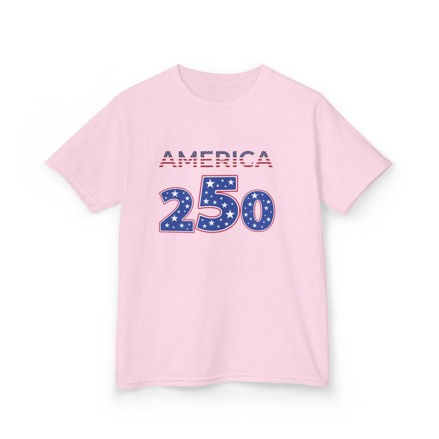 America 250 Kids Tee | Patriotic Fireworks Fourth of July Shirt