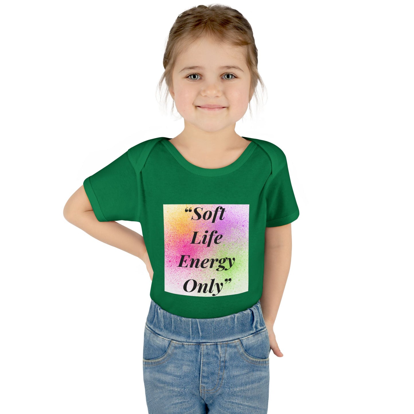 Cute Soft Life Energy Only Baby Bodysuit