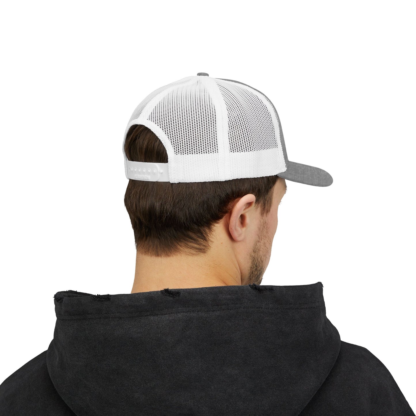 Blue Glitter 250 Patch Snapback Cap | Trucker Mesh Hat
