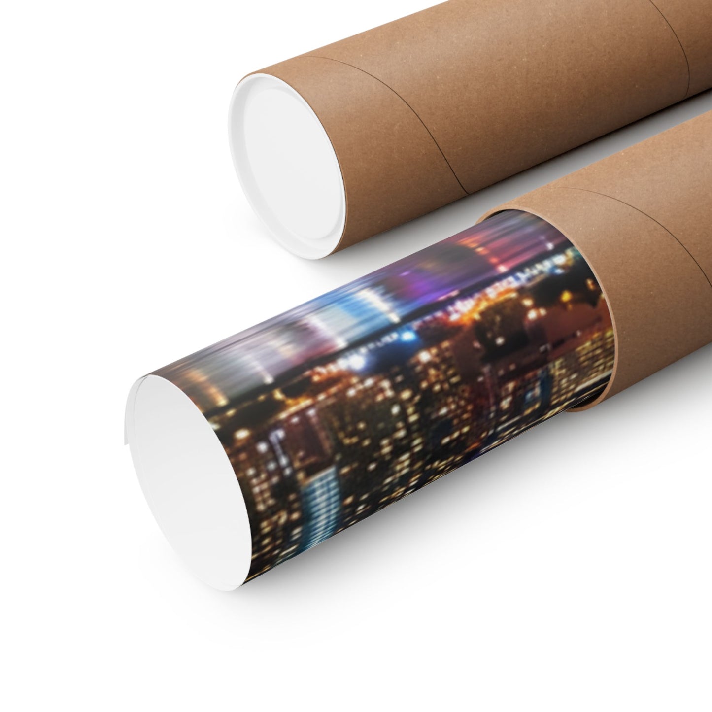 CN Tower Fireworks Matte Vertical Poster — Toronto Skyline Night Celebration Wall Art