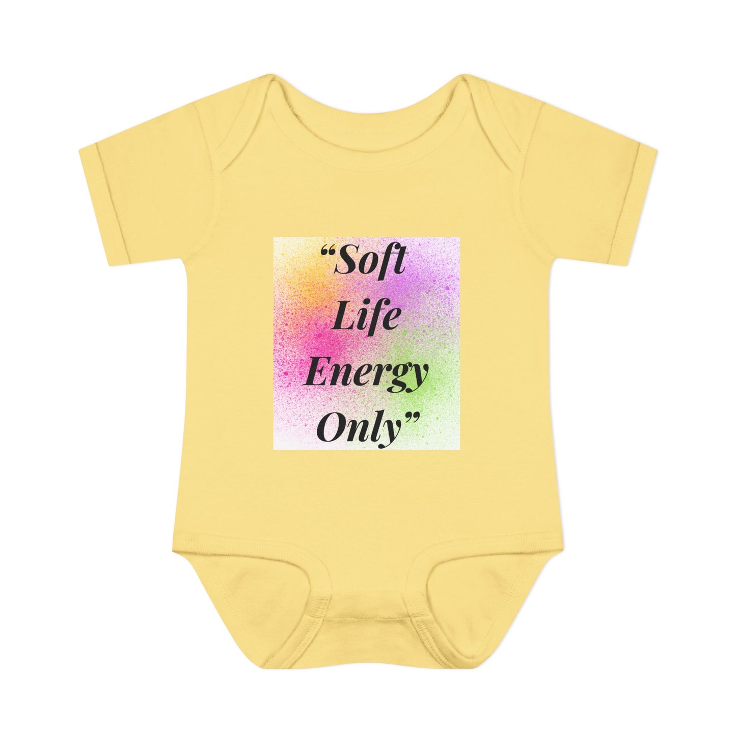 Cute Soft Life Energy Only Baby Bodysuit