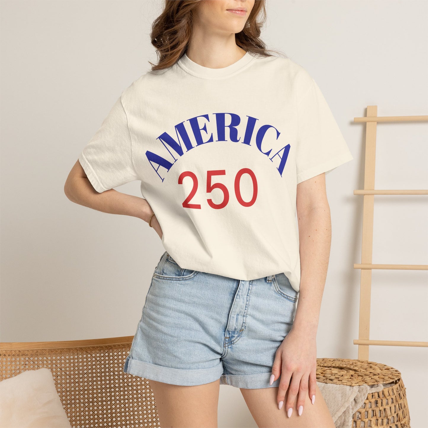 America 250 T-Shirt — Stars & Stripes Freedom Fireworks Tee