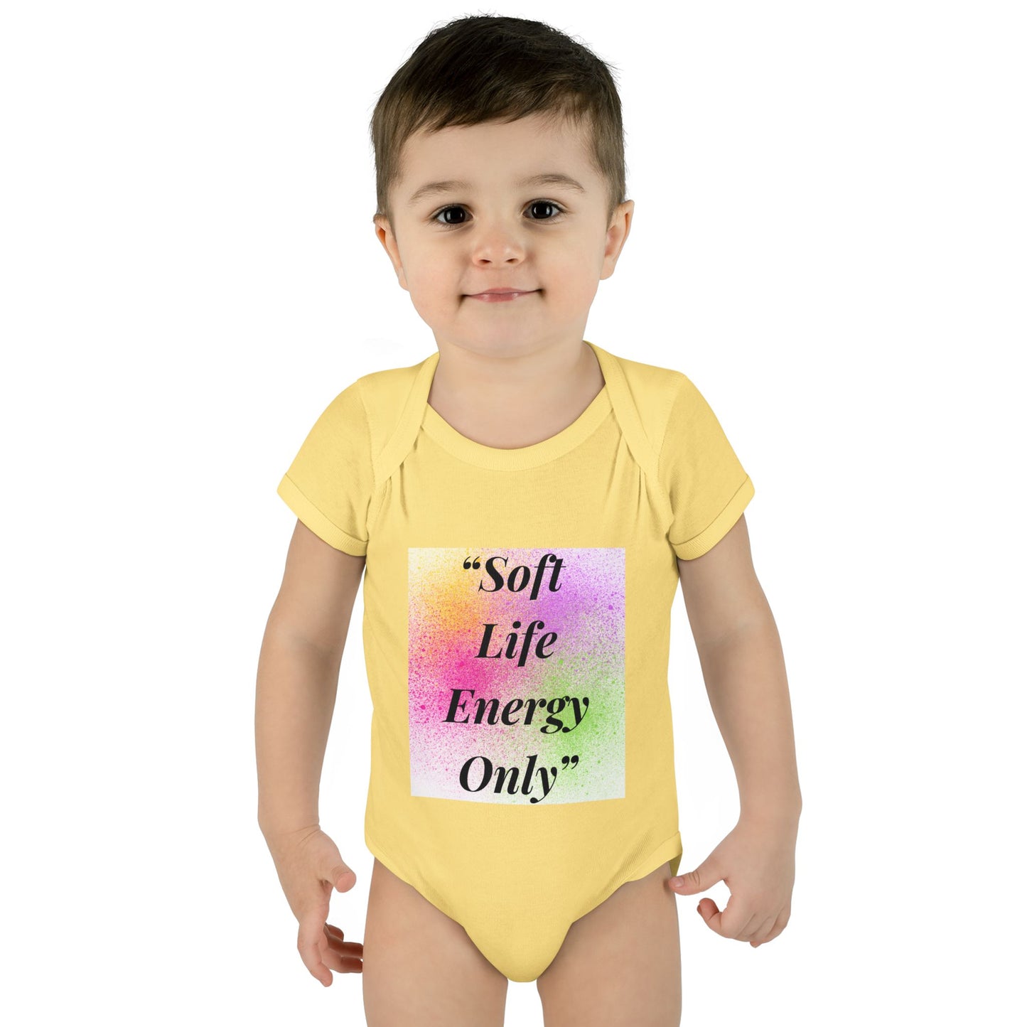Cute Soft Life Energy Only Baby Bodysuit