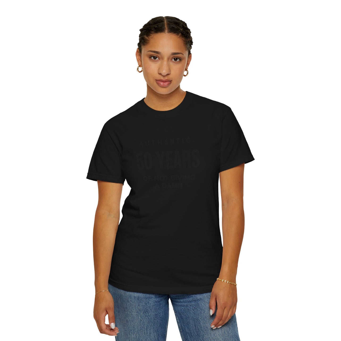 50 Years of Not Giving a Damn T-Shirt — Funny 50th Birthday Tee