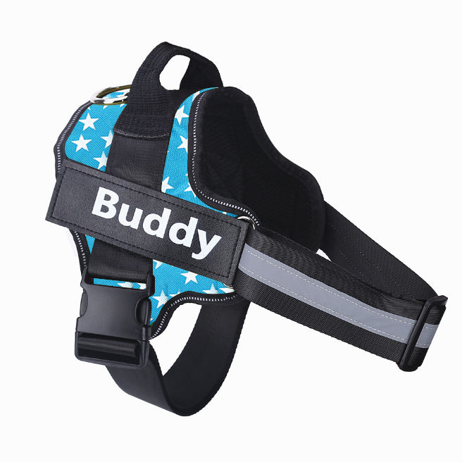 Personalized  NO PULL  Pet Harness Vest For Small Large Dog Custom Patch Pet Supplies