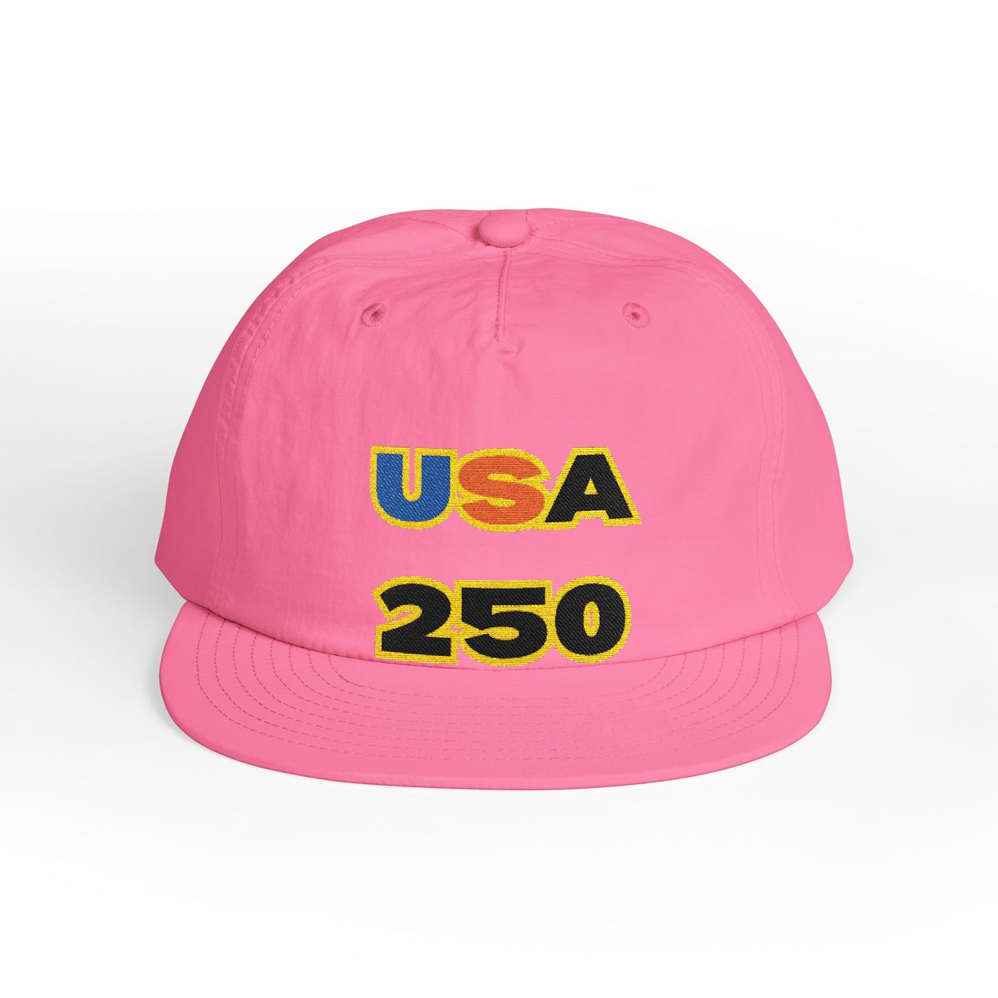 USA 250 Surf Cap | Embroidered Trucker Hat, White Snapback