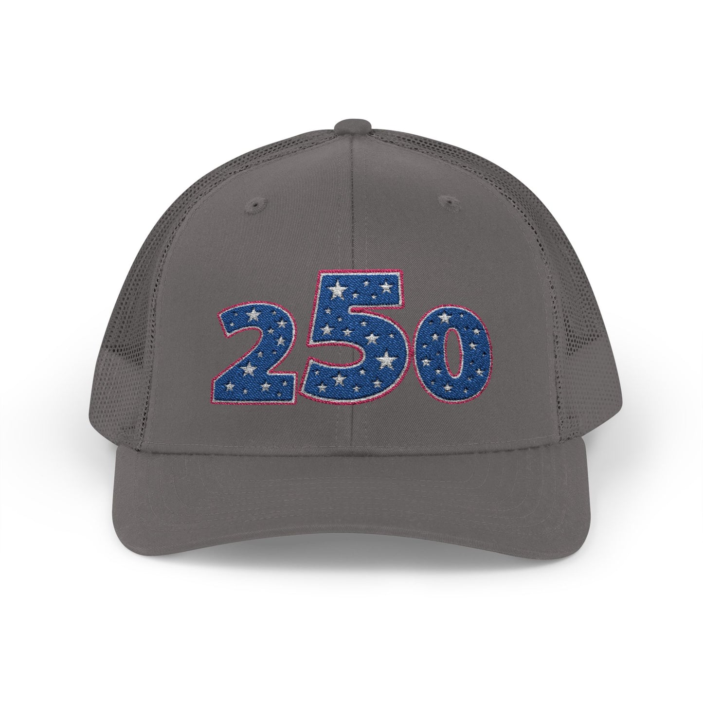Blue Glitter 250 Patch Snapback Cap | Trucker Mesh Hat