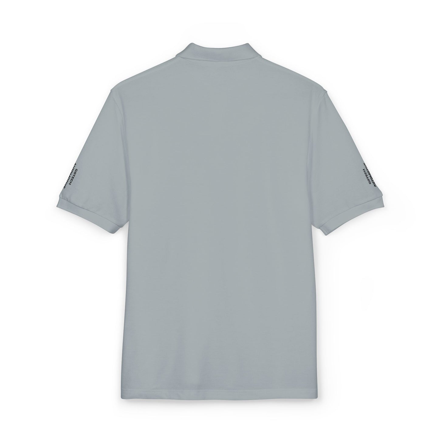 Embroidered Blue Ripple Logo Polo