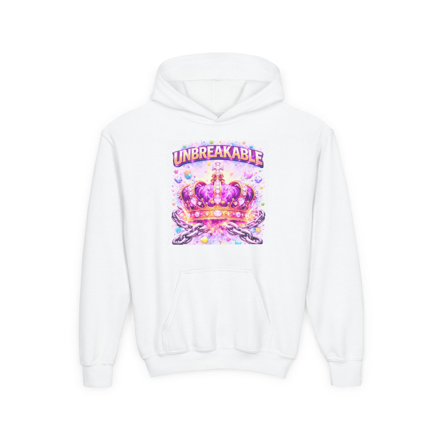 Unbreakable Crown Hoodie | Youth Hooded Sweatshirt