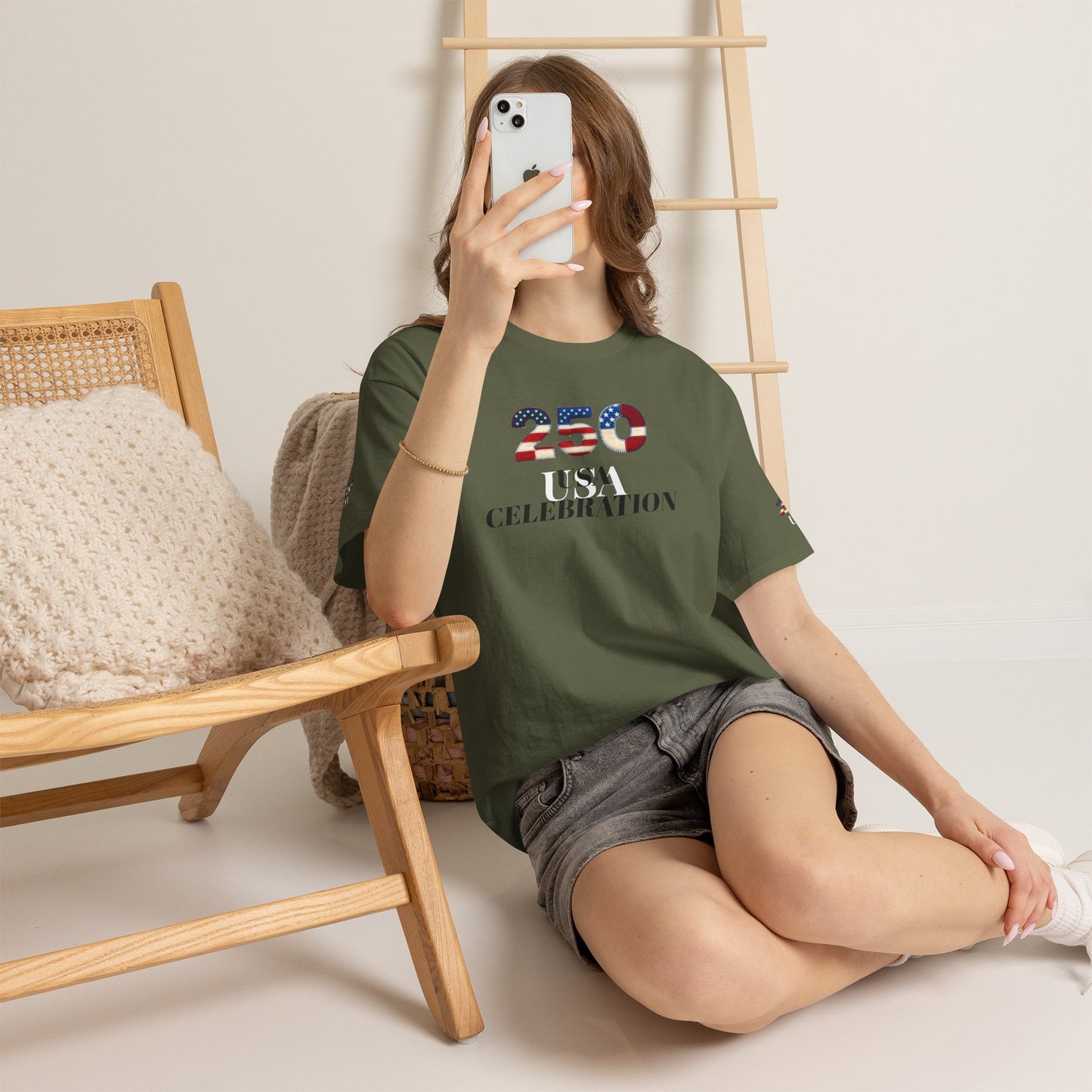 250 USA Celebration T‑Shirt — Patriotic 4th of July Tee