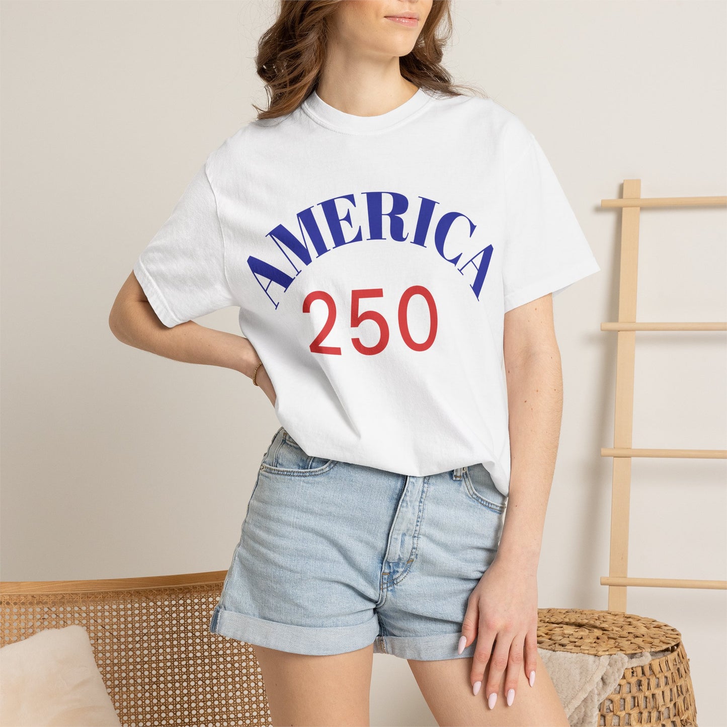 America 250 T-Shirt — Stars & Stripes Freedom Fireworks Tee