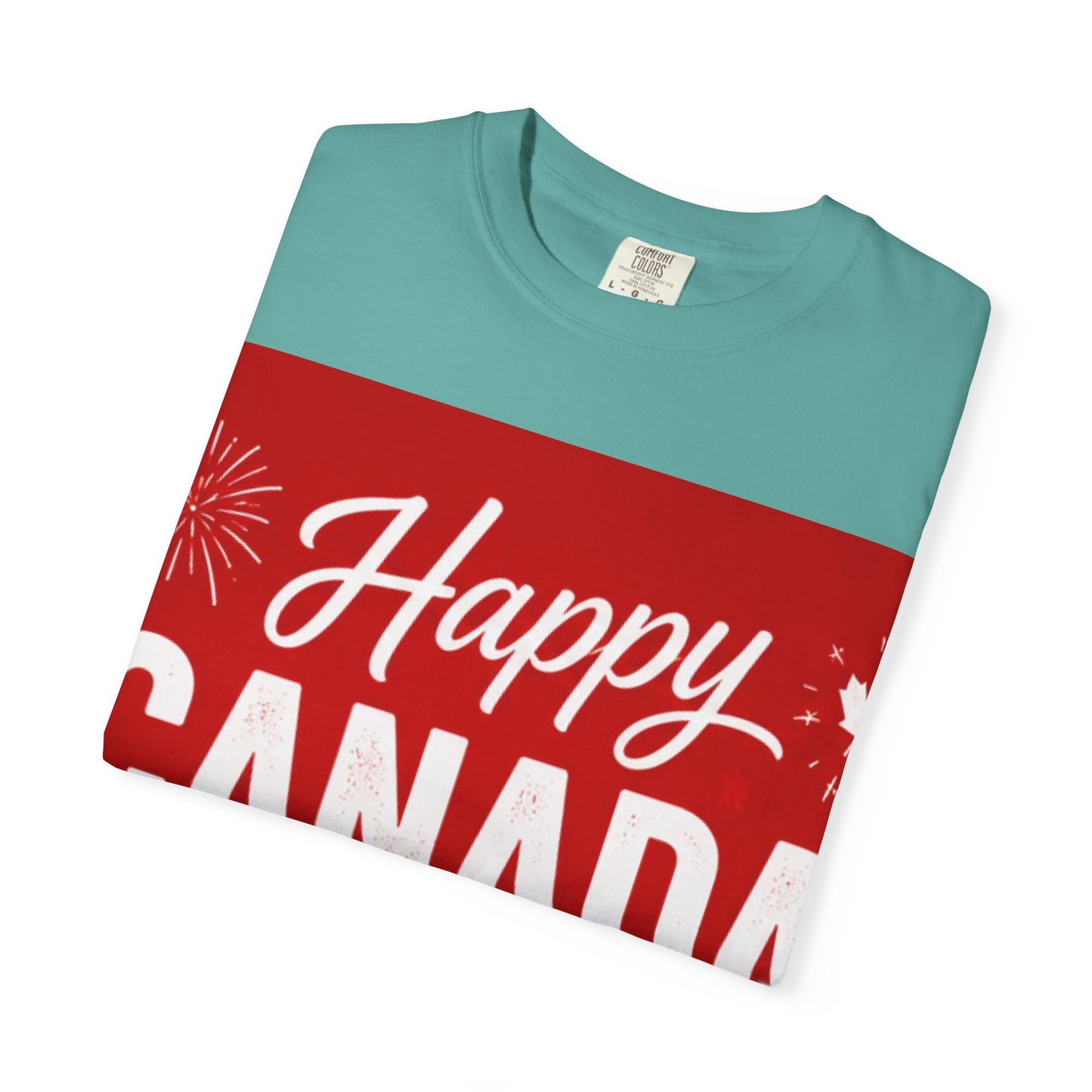 Happy Canada Day T-Shirt — Red Maple Leaf Canada Day Tee