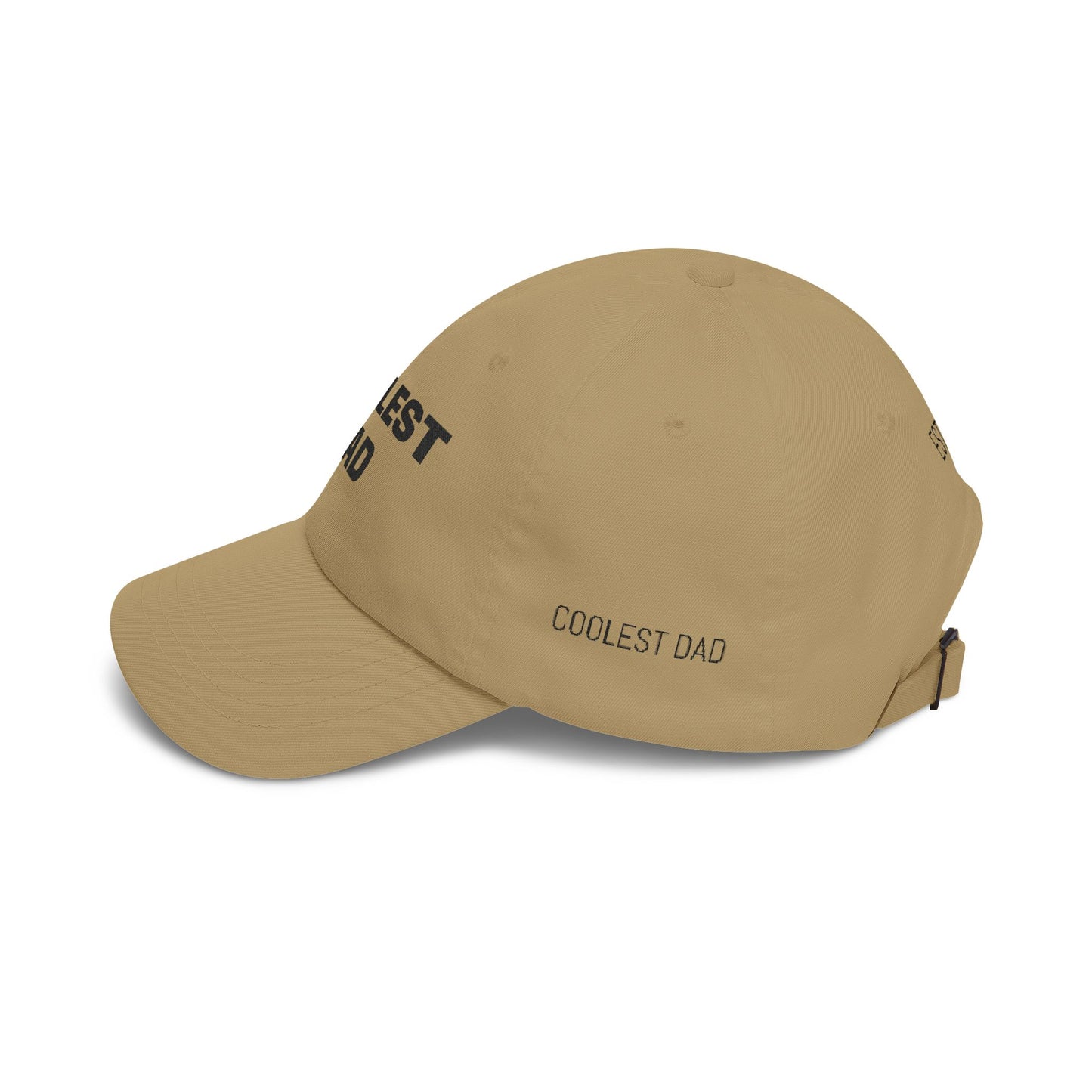 Coolest Dad Embroidered Cap — 'Coolest Dad' Front & 'EST 2007' Back