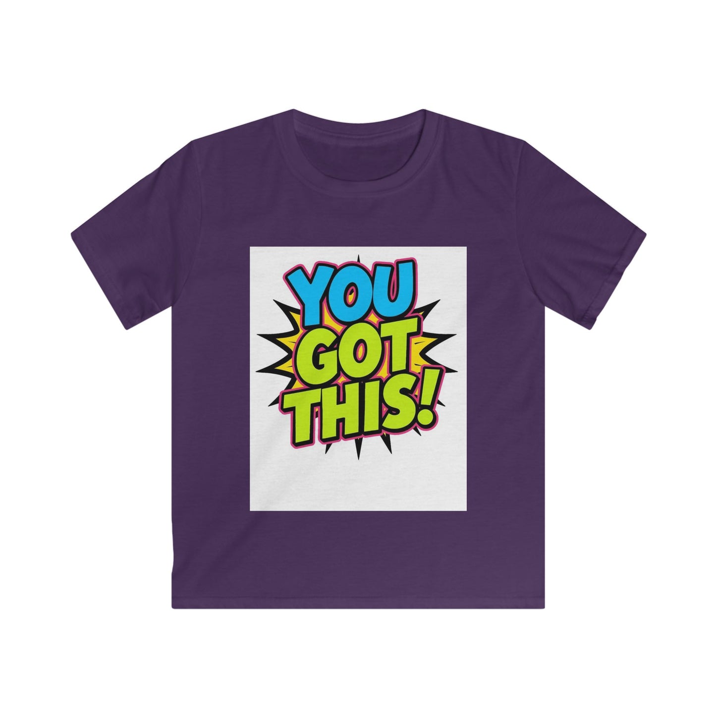 Kids T-Shirt — "You Got This!" Colorful Comic Motivational Tee