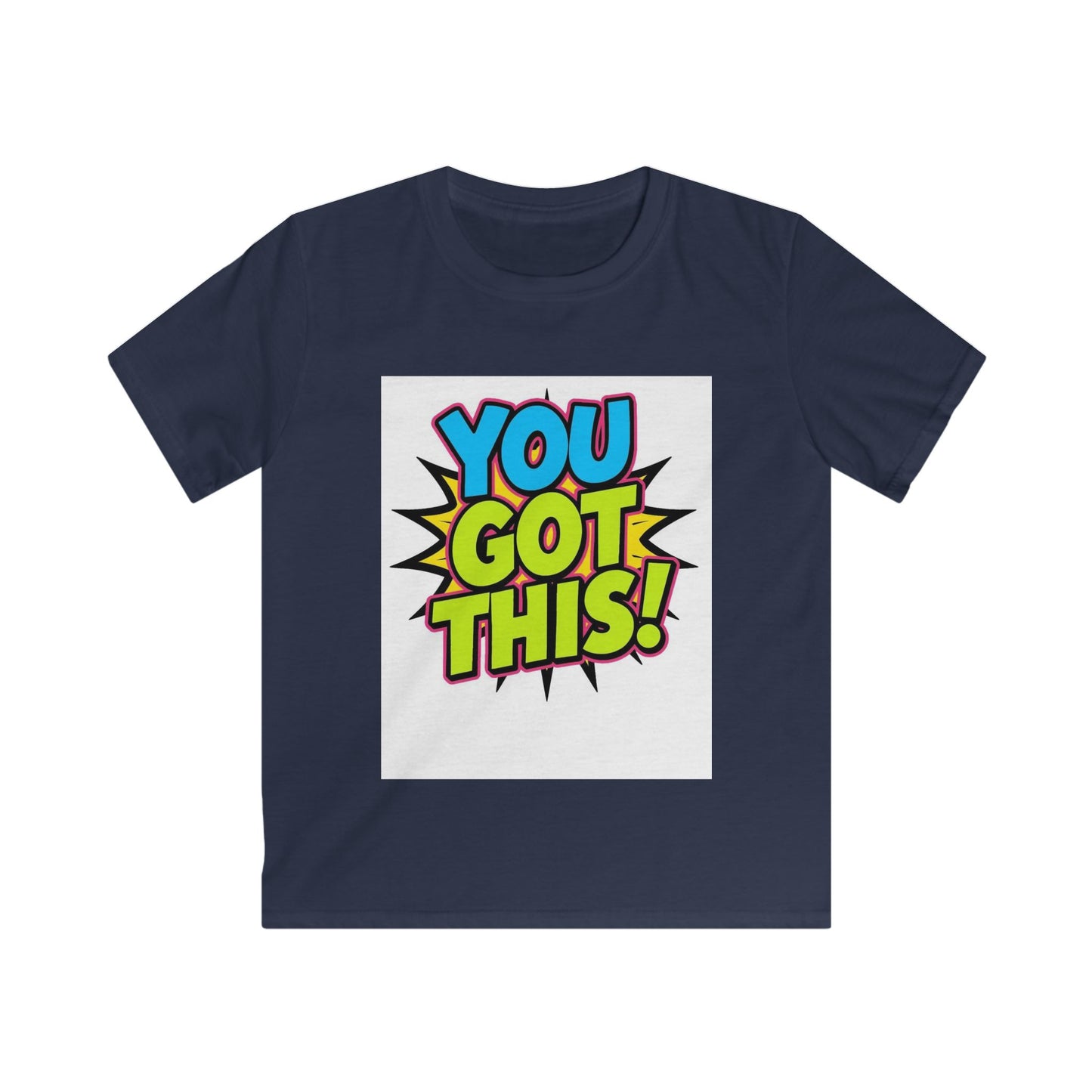 Kids T-Shirt — "You Got This!" Colorful Comic Motivational Tee