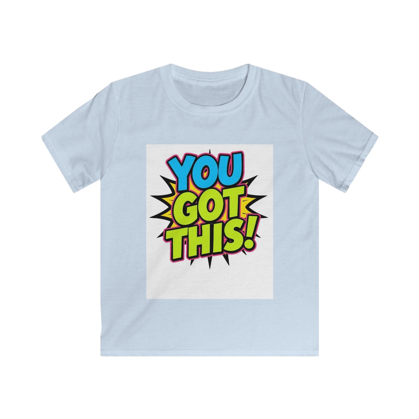 Kids T-Shirt — "You Got This!" Colorful Comic Motivational Tee