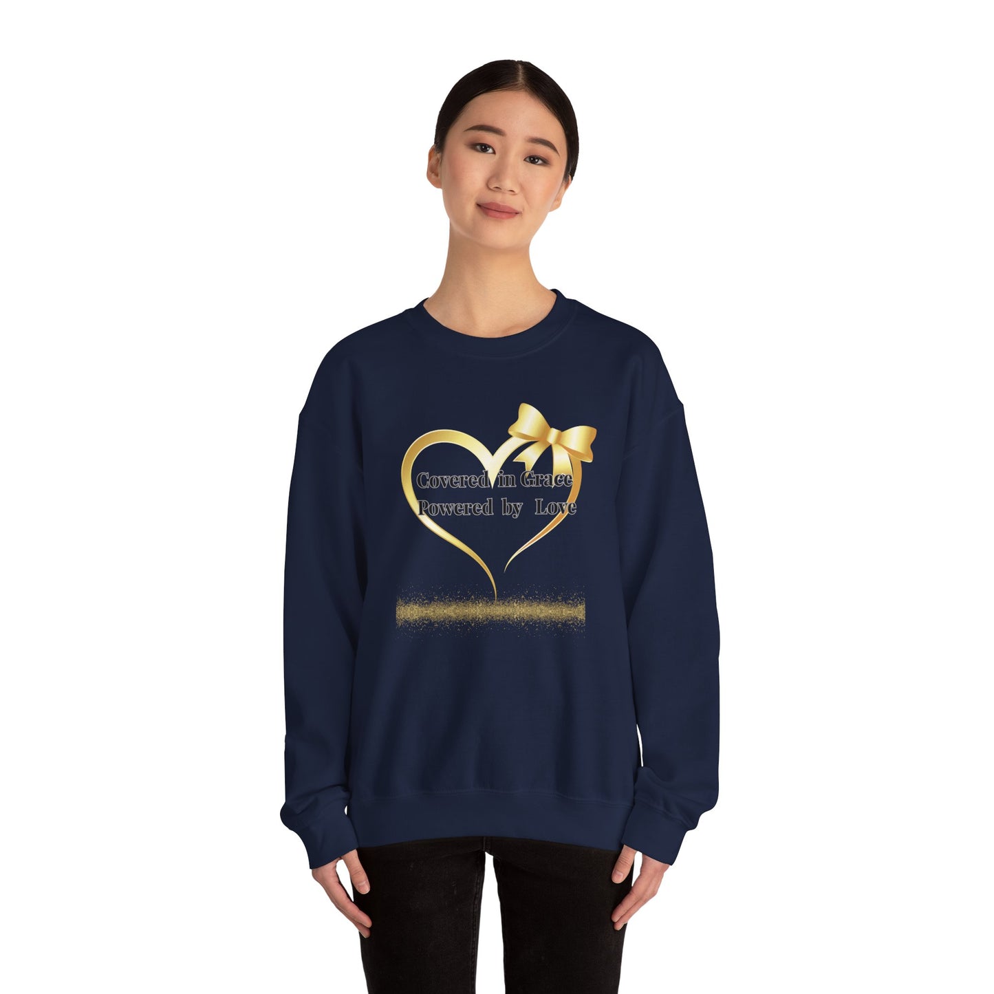 Our Queen Crewneck Sweatshirt — Gold Crown Graphic Pullover