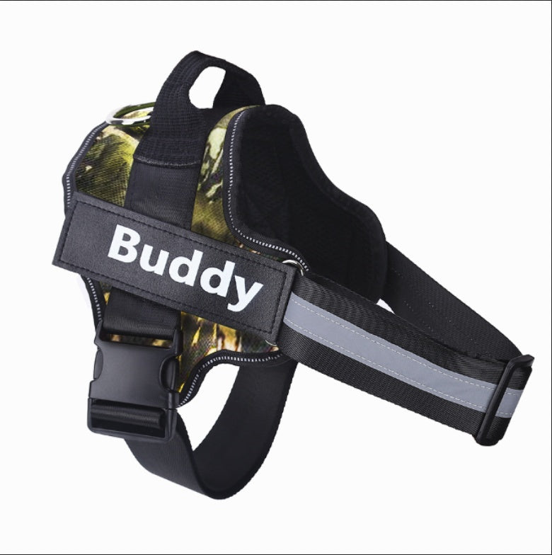 Personalized  NO PULL  Pet Harness Vest For Small Large Dog Custom Patch Pet Supplies