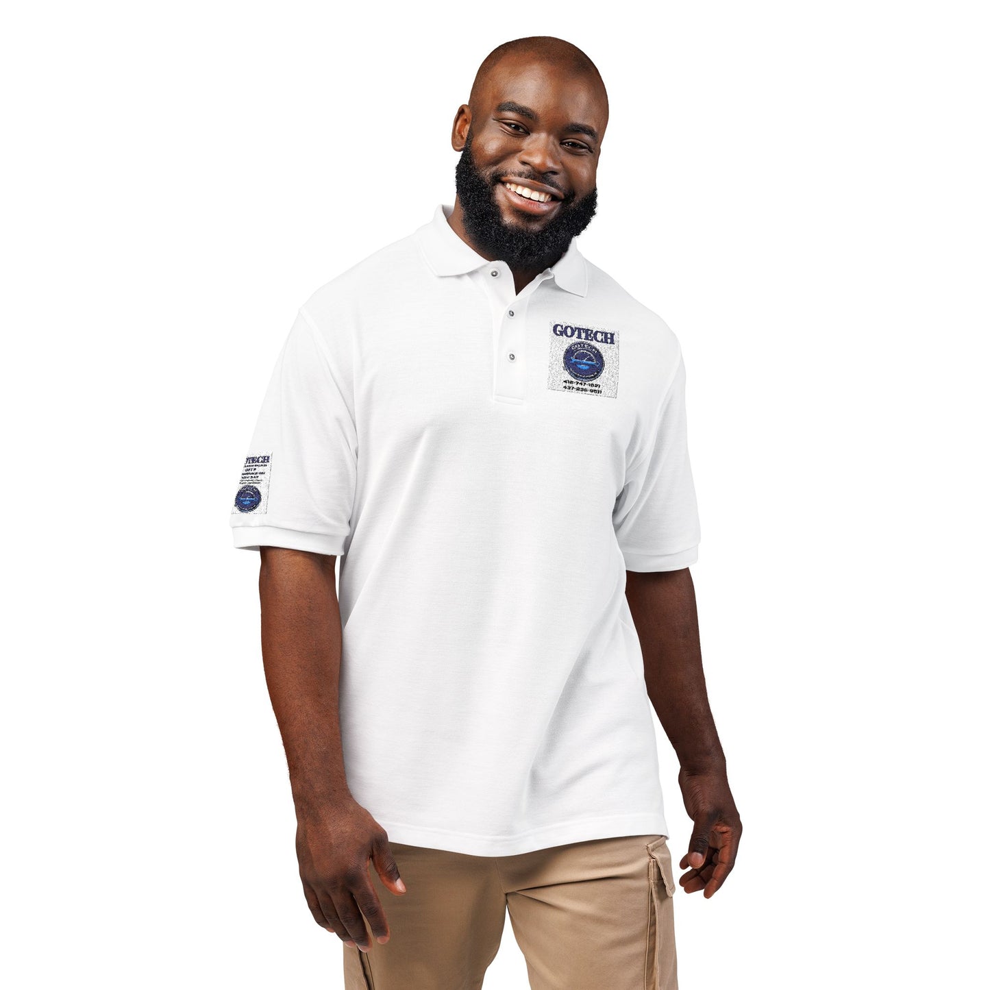 Embroidered Polo Shirt for Male and Female
