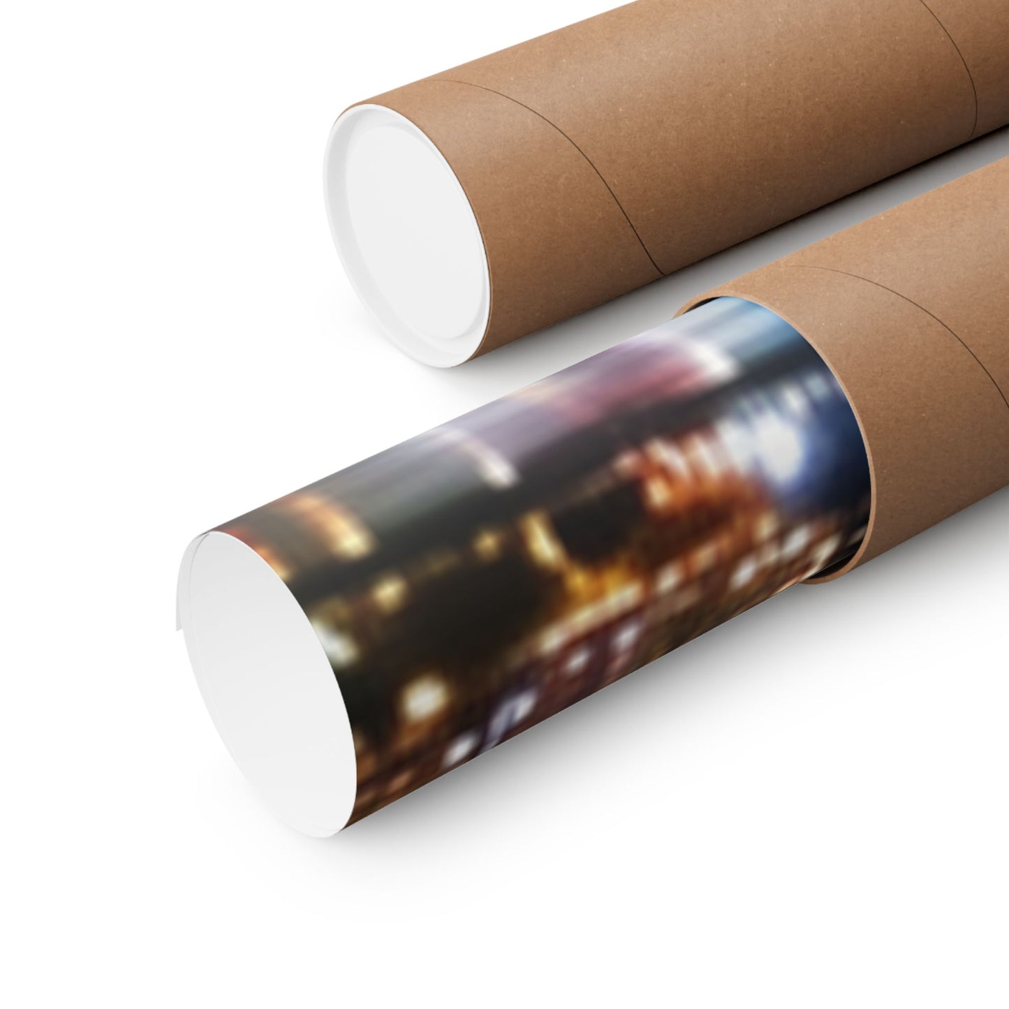 CN Tower Fireworks Matte Vertical Poster — Toronto Skyline Night Celebration Wall Art
