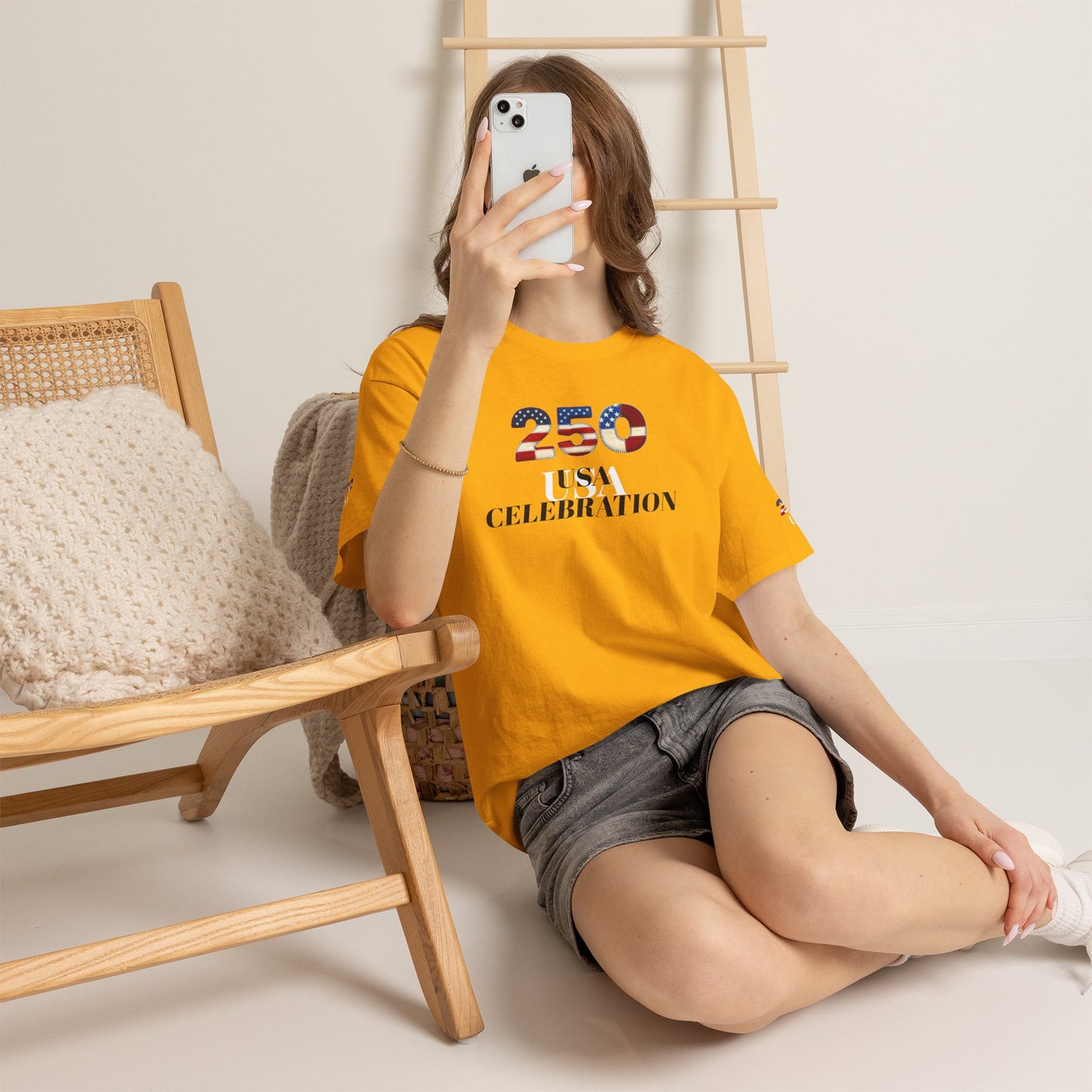 250 USA Celebration T‑Shirt — Patriotic 4th of July Tee