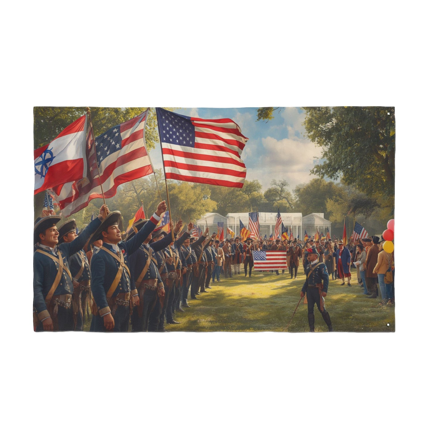Historic usa flag