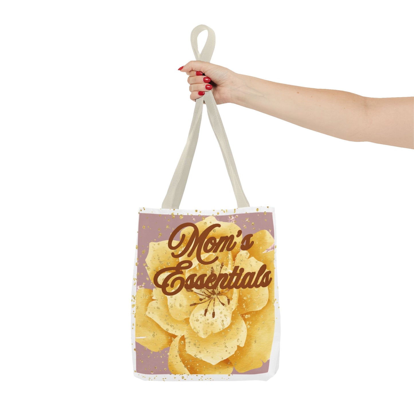 Mom Tote Bag | Mother’s Day Gift | Blush Pink Gold Minimal Tote | Everyday Mom Bag