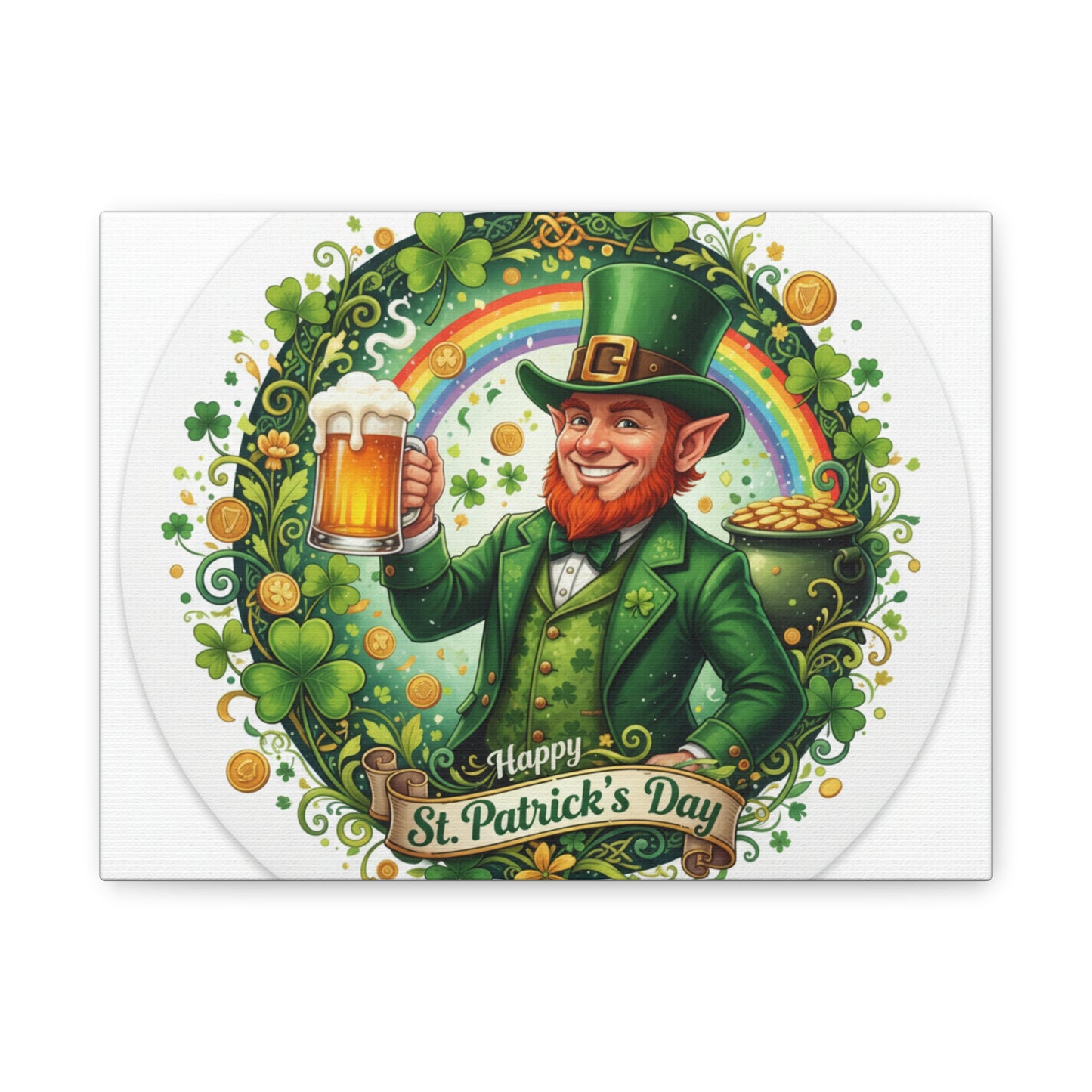 ST PATRICK DAY WALL CANVA