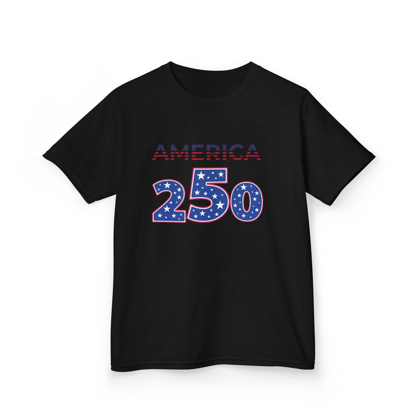 America 250 Kids Tee | Patriotic Fireworks Fourth of July Shirt